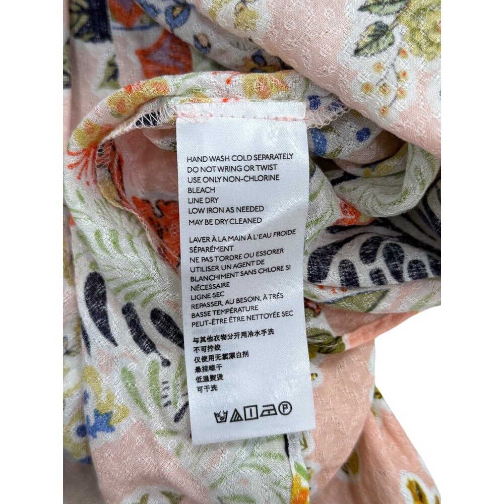 Maeve by Anthropologie Size 4 Boswell Top Boho Floral Paisley Peasant Blouse - Picture 9 of 9